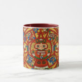 Ancient Mayan Aztec Calendar Coffee Tasse Design ~ (Zentrum)
