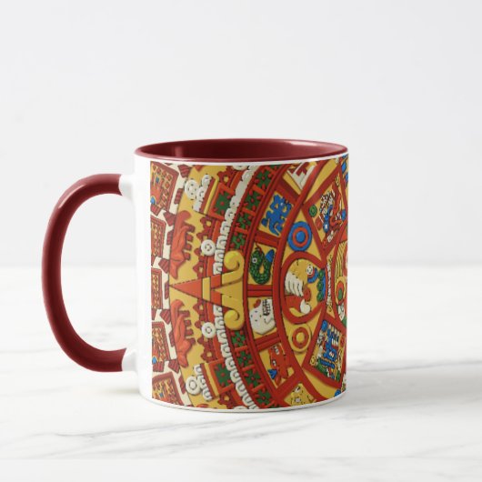 Ancient Mayan Aztec Calendar Coffee Tasse Design ~ (Links)
