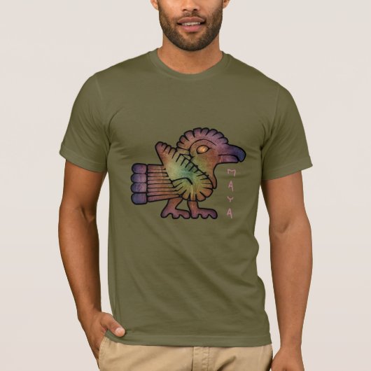 Ancient Mayan Bird T-Shirt (Vorderseite)