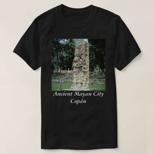 Ancient Mayan City Copan Honduras Archäologische T-Shirt (Design vorne)