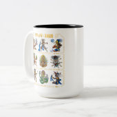 Ancient Mayan Gods Zweifarbige Tasse (Vorderseite Links)