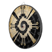 Ancient Mayan Hunab-Ku Dartscheibe (Vorderseite rechts)