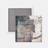 Ancient Mayan Ruins Foto Design Kühlschrank Magnet (Vorderseite/Rückseite)