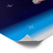 Ancient Mayan Space Astronaut Pakal Poster (Ecke)