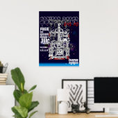 Ancient Mayan Space Astronaut Pakal Poster (Heimbüro)