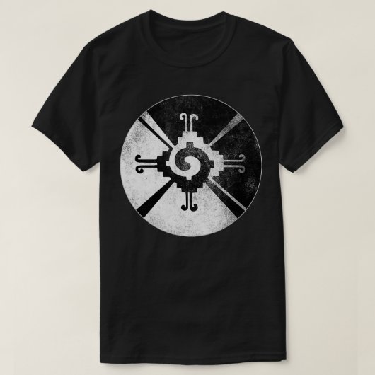 Ancient Mayanof Balance Stabilität Hunab Ku T-Shirt (Design vorne)