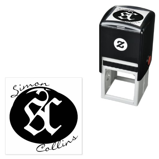 Ancient Medieval ExLibris Monogramm und Signatur Permastempel (Beispiel)