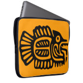 Ancient Mexican Fish Motif Computer Sleeve (Vorne Rechts)
