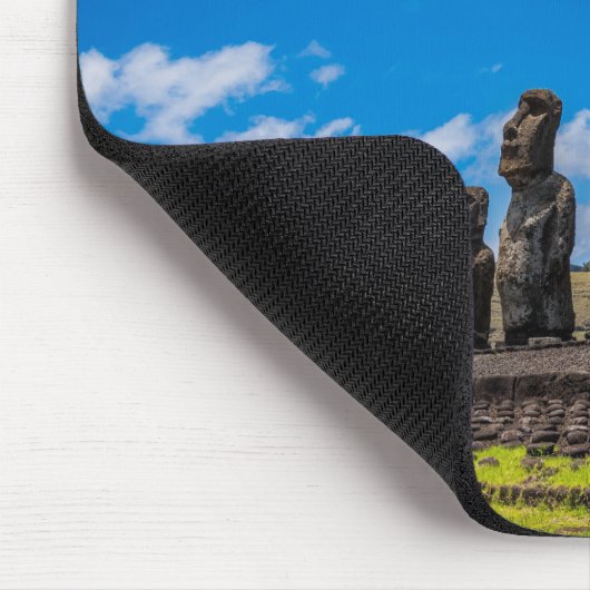 Ancient Moai Osterinsel Rapa Nui Mousepad (Ecke)