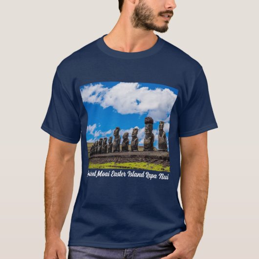 Ancient Moai Osterinsel Rapa Nui T-Shirt (Vorderseite)
