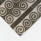 Ancient Mosaic Sherpa Blanket Fleecedecke (Ecke)
