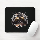 Ancient Motivation Inc Gorilla Boxen Champ Boxer Mousepad (Mit Mouse)