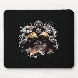 Ancient Motivation Inc Gorilla Boxen Champ Boxer  Mousepad