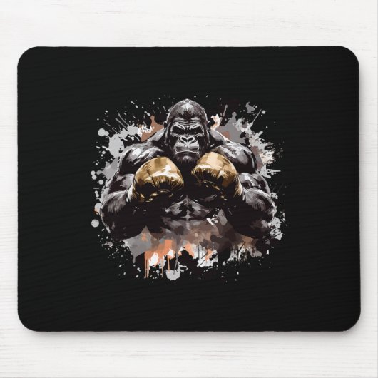 Ancient Motivation Inc Gorilla Boxen Champ Boxer Mousepad (Vorne)