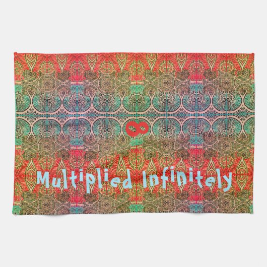 Ancient Mystery Tapestry multipliziert unendlich Geschirrtuch (Horizontal)