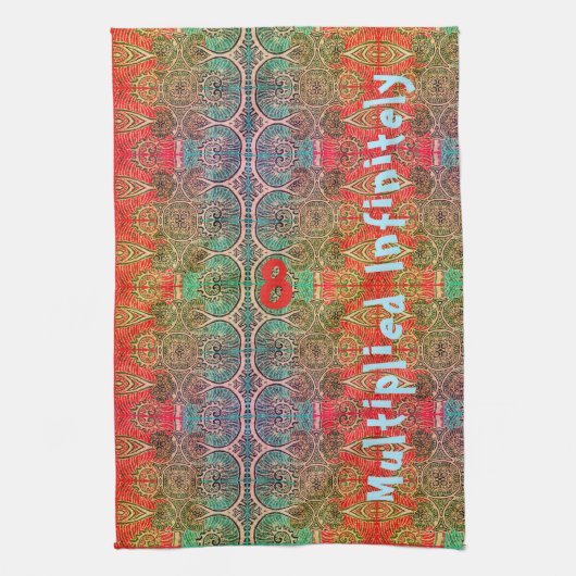 Ancient Mystery Tapestry multipliziert unendlich Geschirrtuch (Vertikal)