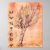 Ancient Mystery with Tree of Unknown Symbols Poster (Vorne)