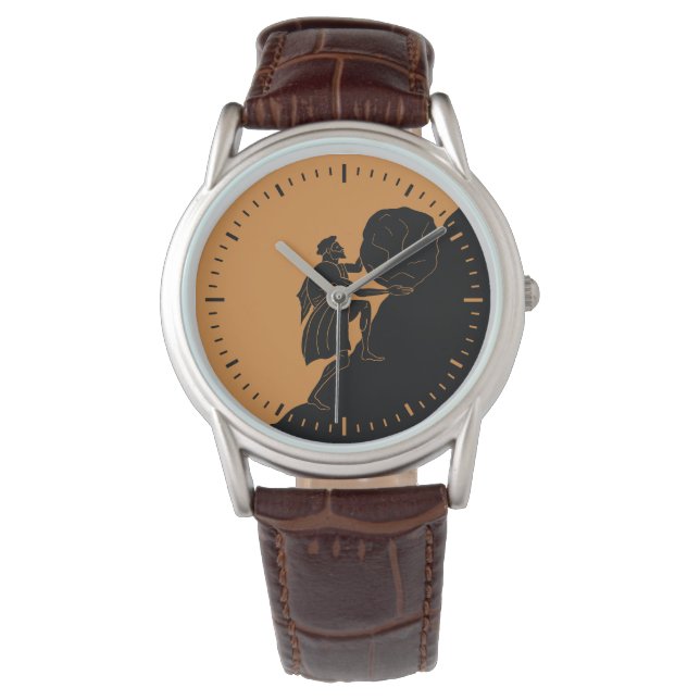 Ancient Mythology Sisyphus Watch Armbanduhr (Vorderseite)