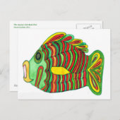 Ancient Nile Bulti Fish Postcard Postkarte (Vorne/Hinten)