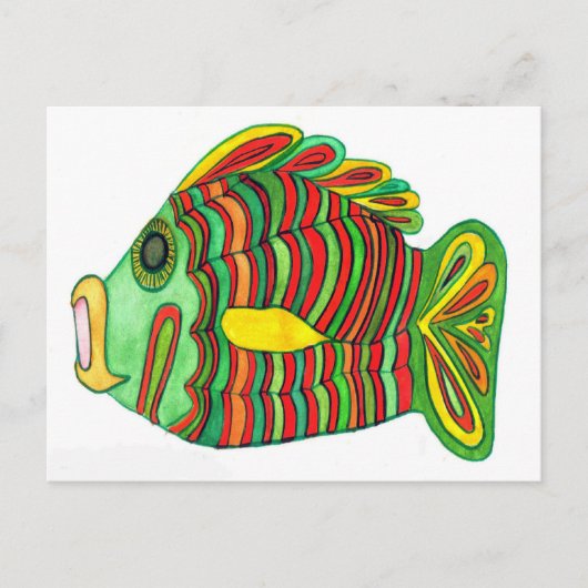 Ancient Nile Bulti Fish Postcard Postkarte (Vorderseite)