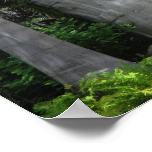 Ancient Olmec Head 2 Poster (Ecke)