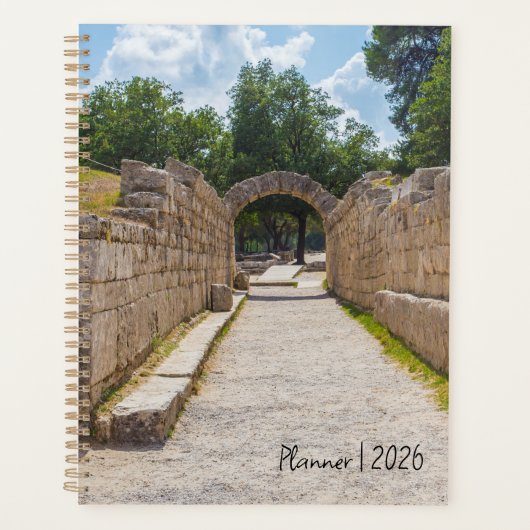 Ancient Olympia Greece 2026 Planner – Birthplace Planer (Vorderseite)