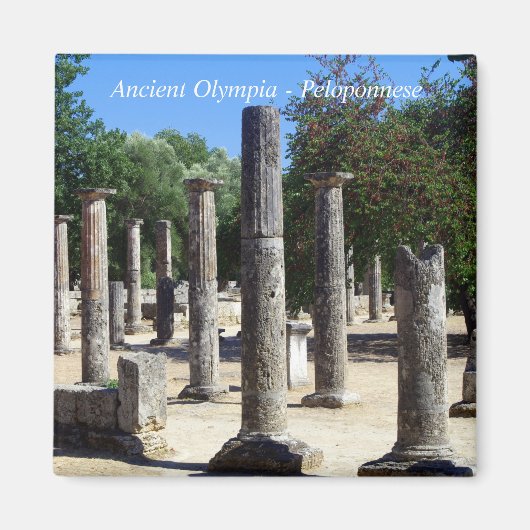 Ancient Olympia - Peloponnese Magnet (Vorne)