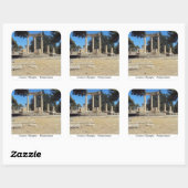 Ancient Olympia - Peloponnese Quadratischer Aufkleber (Blatt)
