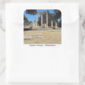 Ancient Olympia - Peloponnese Quadratischer Aufkleber (Tasche)
