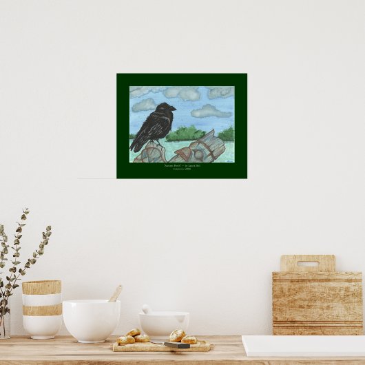 "Ancient Perch" Poster (Küche)