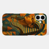 Ancient Pharaoh Majestic Mystique Aquamarin Gold Case-Mate iPhone Hülle (Rückseite (Horizontal))