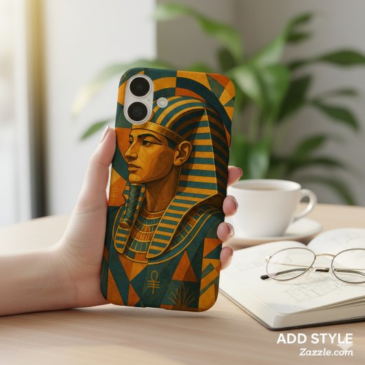 Ancient Pharaoh Majestic Mystique Aquamarin Gold Case-Mate iPhone Hülle