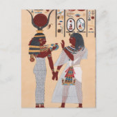 Ancient Pharaoh & Queen Divine Postcard Postkarte (Vorderseite)