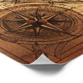 Ancient Pirate Sailing Ship 3 Poster (Ecke)