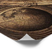 Ancient Pirate Segelschiff 1 Poster (Ecke)