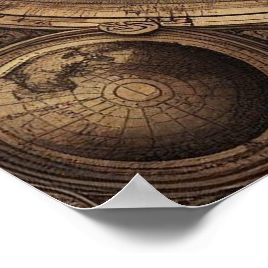 Ancient Pirate Segelschiff 1 Poster (Ecke)