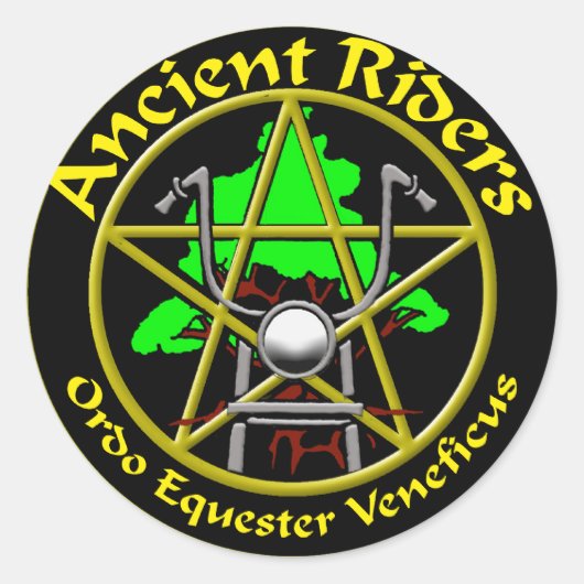 Ancient Riders 3 in. Aufkleber (Vorderseite)