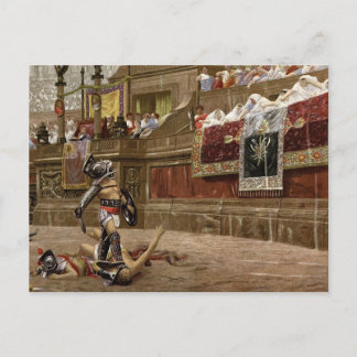 Ancient Roman Gladiators Postkarte