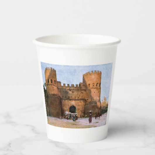 Ancient Roman Historic Architecture Pappbecher (Vorderseite)