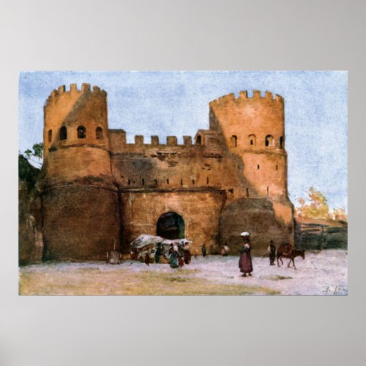 Ancient Roman Historic Architecture Poster (Vorne)