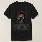 Ancient Roman Legionary Helmet Aurelian Restitut T-Shirt (Design vorne)