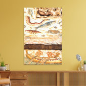 Ancient Roman Mosaic Leinwanddruck (Insitu (Wohnzimmer))