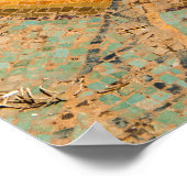 Ancient Roman Mosaic Poster (Ecke)