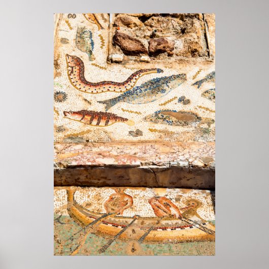 Ancient Roman Mosaic Poster (Vorne)