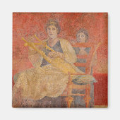 Ancient Roman Pompeii Neighbor Fresco Musical Art Magnet (Vorne)