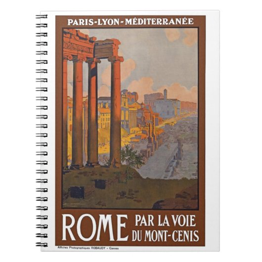 Ancient Rome French Travel Notebook Notizblock (Vorderseite)