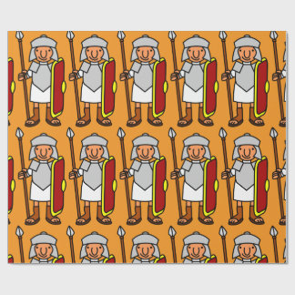 Ancient Rome Fun Roman Soldier   Gift  Geschenkpapier