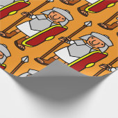 Ancient Rome Fun Roman Soldier Gift Geschenkpapier (Ecke)