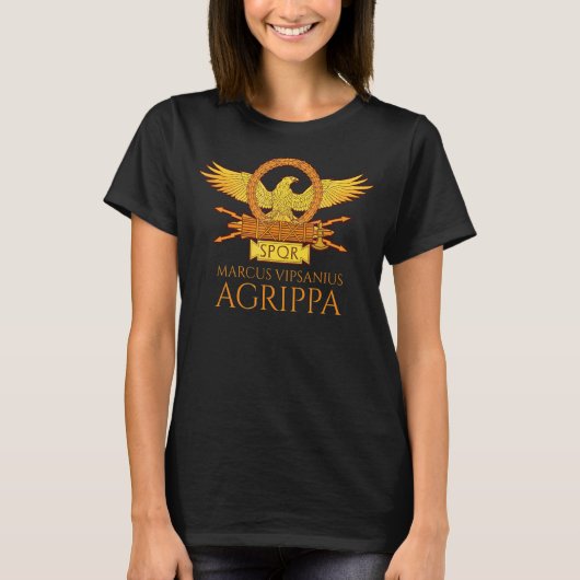 Ancient Rome Legion Eagle Agrippa Römisches Reich T-Shirt (Vorderseite)