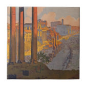 Ancient Rome Reise und Malerei Tile Fliese (Vorderseite)